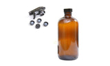 4pcs Amber Glass Spray Bottles Trigger Sprayer 500ml