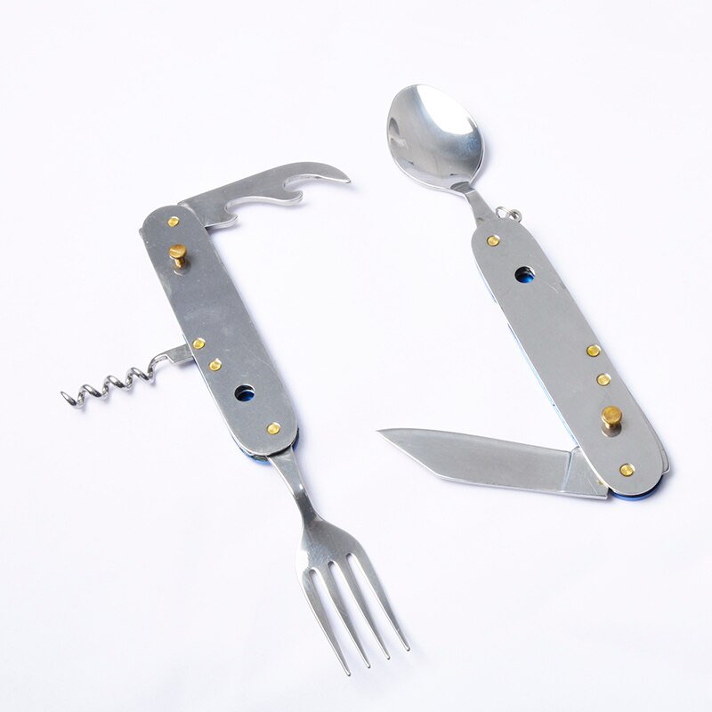 Multi Function Camping Tool - Pocket Knife & Cutlery