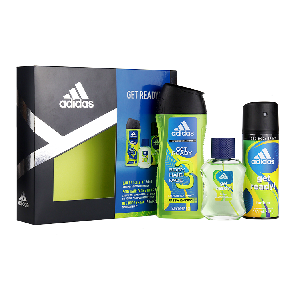 Adidas Get Ready! EDT - 3 Piece Gift Pack