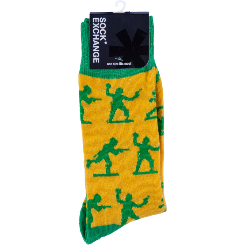 Sock Exchange - Army Men (Yellow)