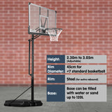 Kahuna Height-Adjustable Basketball Hoop for Kids and Adults