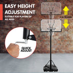 Kahuna Height-Adjustable Basketball Hoop for Kids and Adults