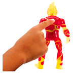 Ben 10 Power Up Deluxe Action Figure - Heatblast