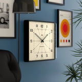 Newgate Box Office Wall Clock Silicone Cave Black