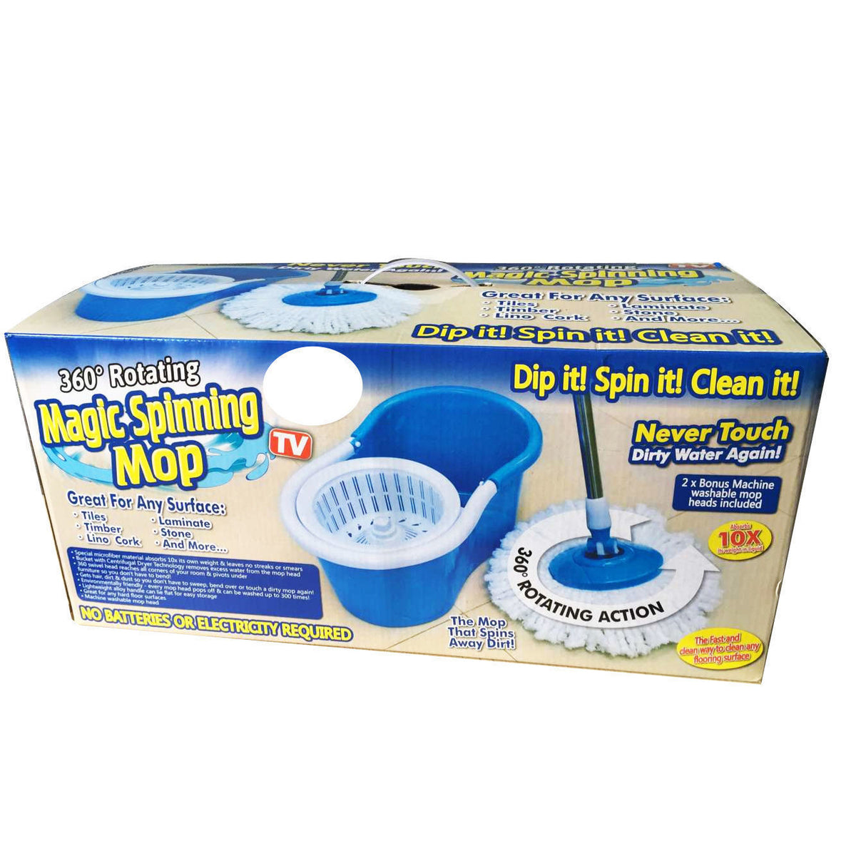 Magic Spin Mop (2 bonus heads included)