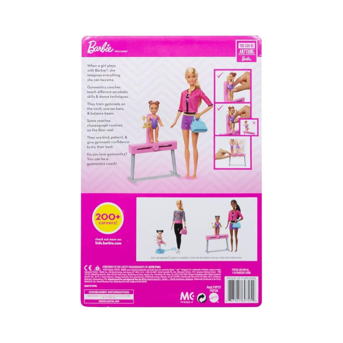 Barbie Careers Doll - Gymnastics Coach