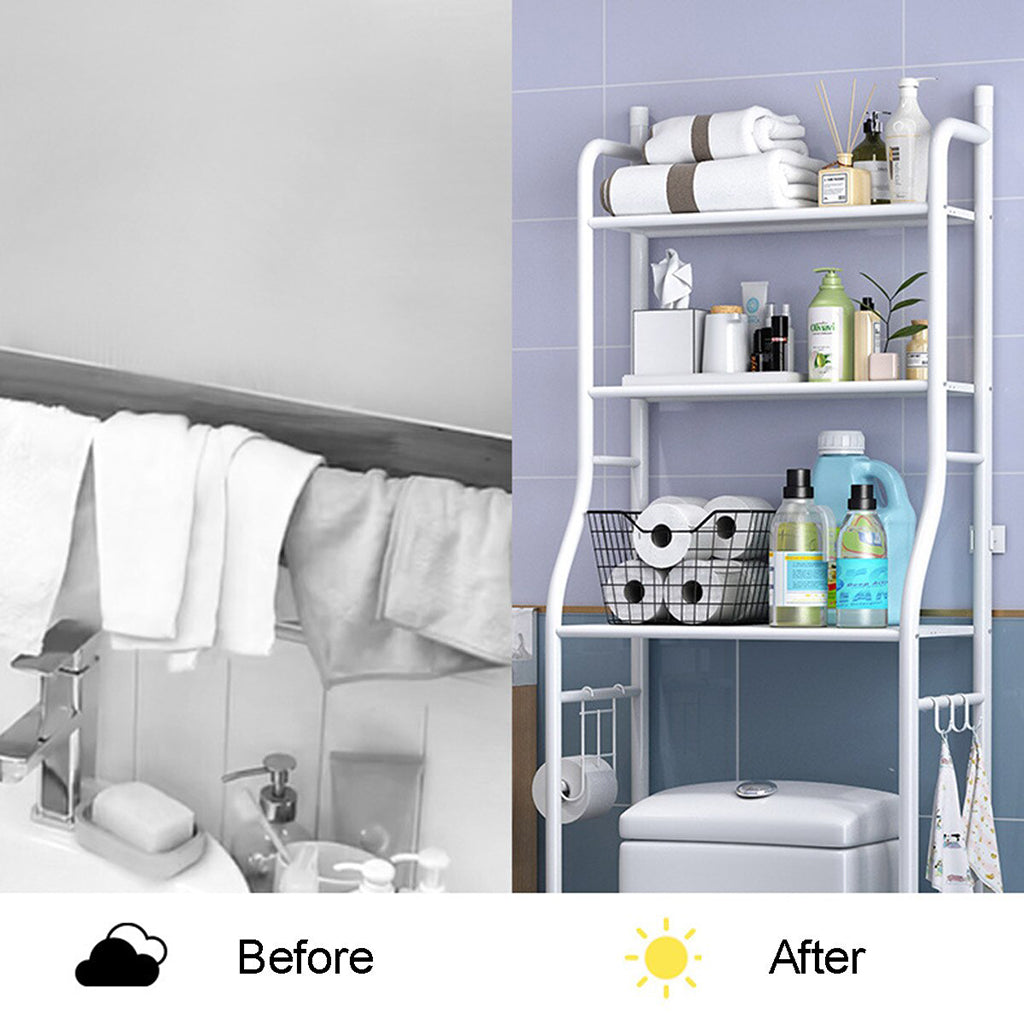 3 Tier Toilet Rack