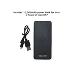 Newtton USB Heated Fleece Blanket With Phone Charger Power Bank