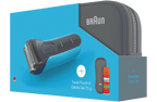 Braun Electric Shaver With Travel Case & Gel (3010TS)