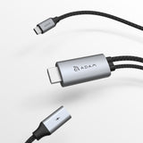 Adam Elements USB-C to 4K 60Hz HDMI Cable with PD 100W
