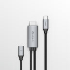Adam Elements USB-C to 4K 60Hz HDMI Cable with PD 100W
