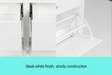 Shoe Cabinet Organizer Storage Rack 1200 x 240 x 920 - White