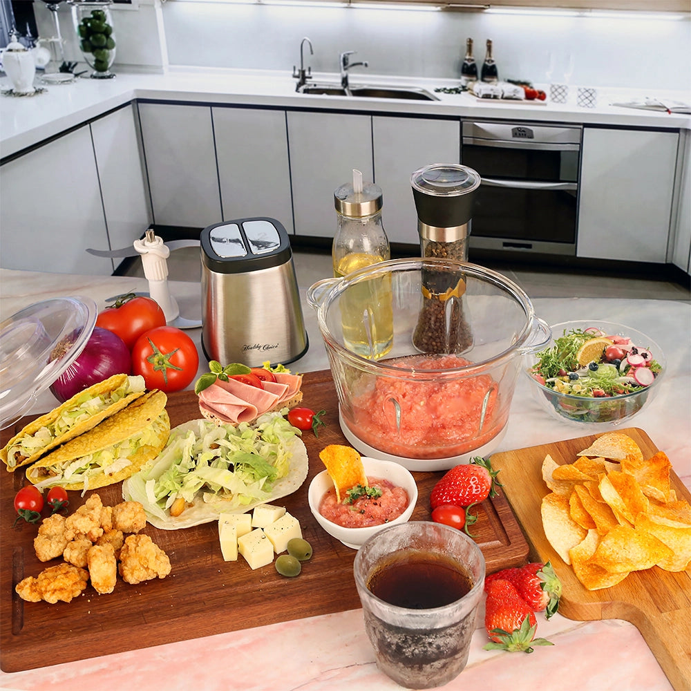 Healthy Choice 2L Large Powerful Electric Food Chopper - CH200