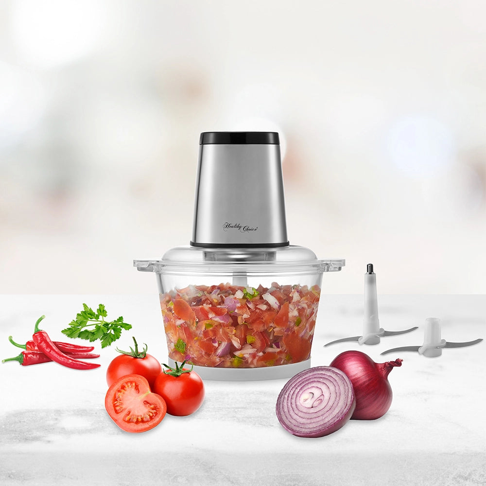 Healthy Choice 2L Large Powerful Electric Food Chopper - CH200