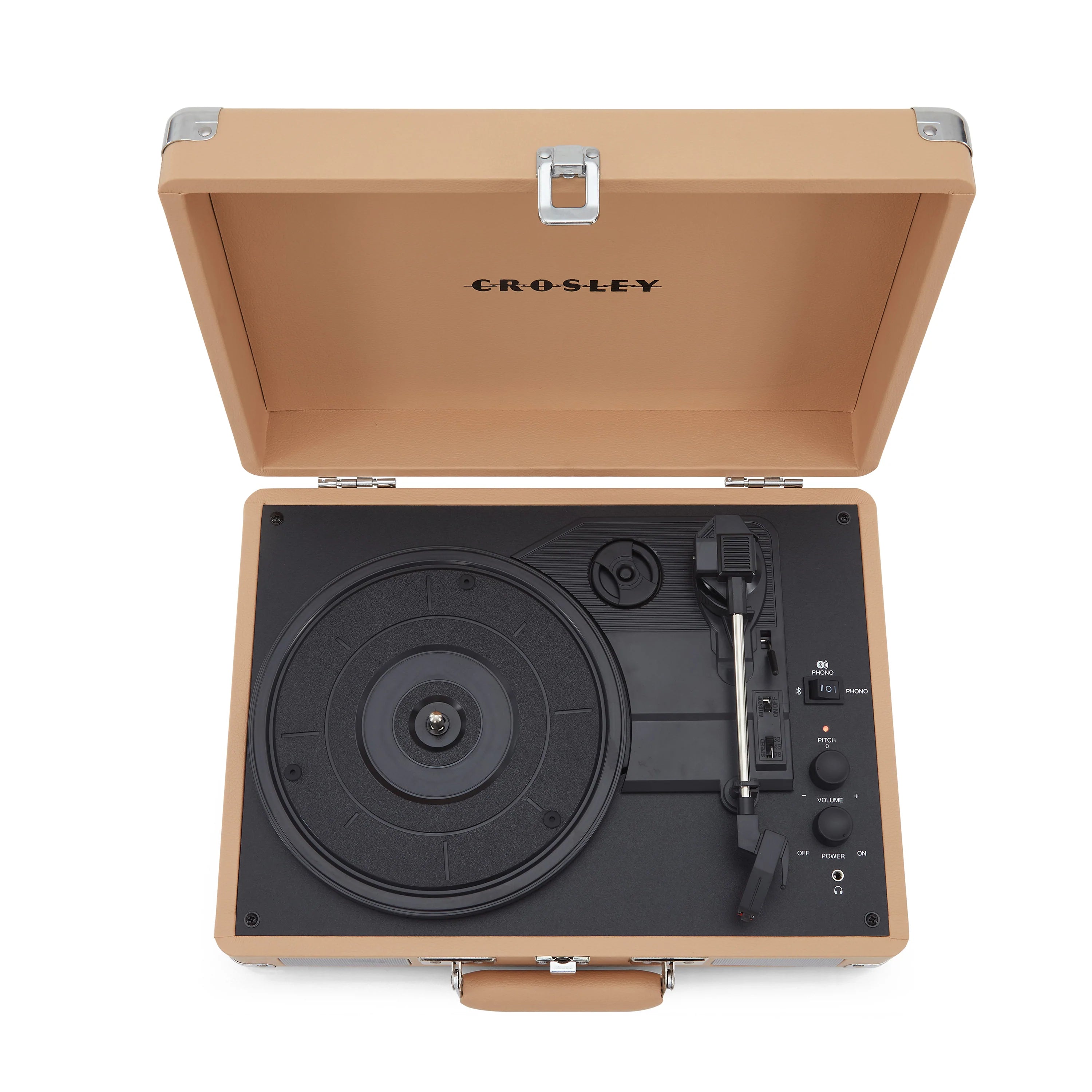 Crosley Cruiser Light Tan - Bluetooth Portable Turntable