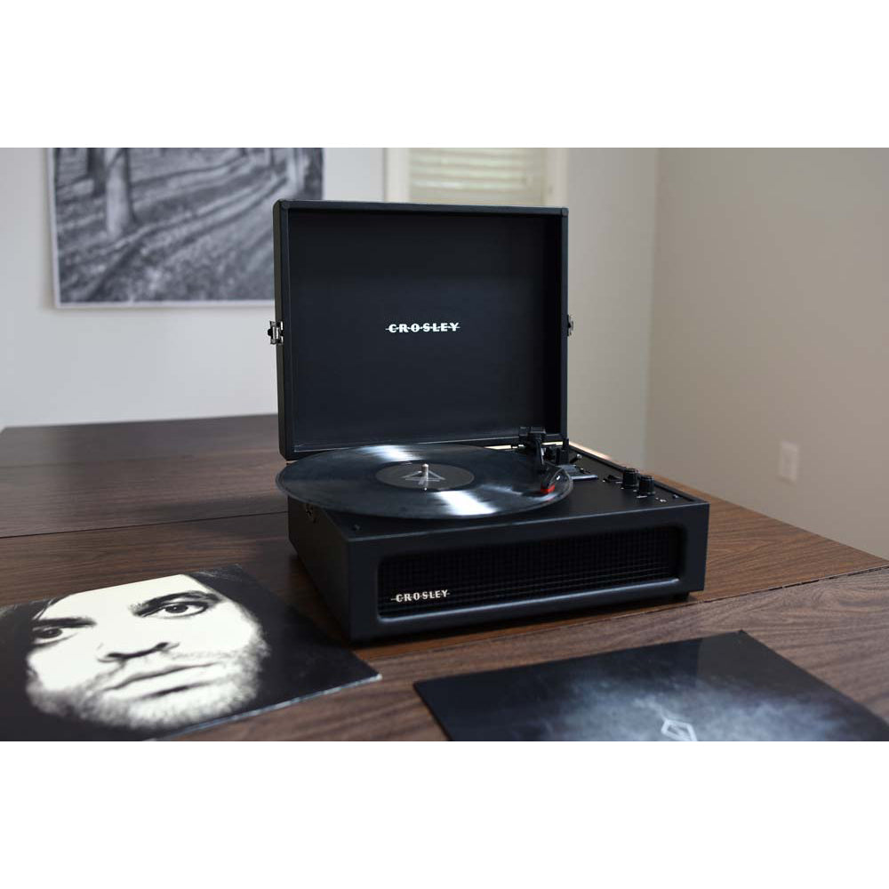 Crosley Voyager Bluetooth Portable Turntable + Free Record Storage Crate