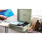 Crosley Voyager Bluetooth Portable Turntable + Free Record Storage Crate