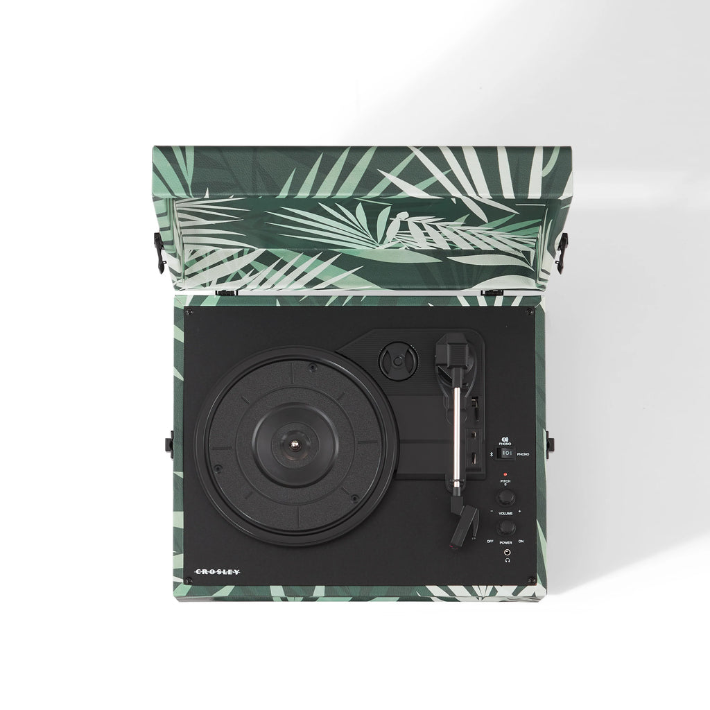 Crosley Voyager Bluetooth Portable Turntable - Botanical - Damaged Box