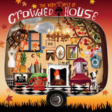 Crosley Record Storage Crate &  Crowded House The Very Very Best Of Crowded House - Double Vinyl Bundle
