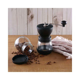 Sherwood Home Filter Brew Manual Coffee Grinder with 2 Storage Containers - Black