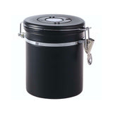 Sherwood Home Filter Brew Coffee Bean/Grounds Air Tight Storage Canister - Black - 500ml