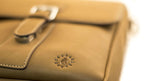 Jack Bee Collins Leather Messenger Bag