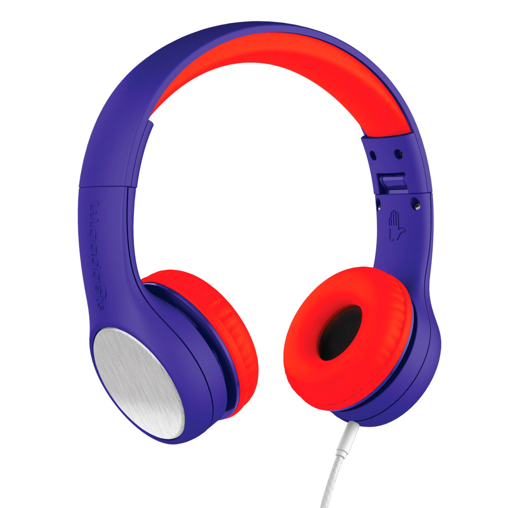 LilGadgets Connect+ Style Childrens Wired Headphones - Blue + Red