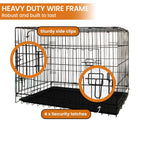 Royale 36in Foldable Pet Wire Dog Crate - Medium