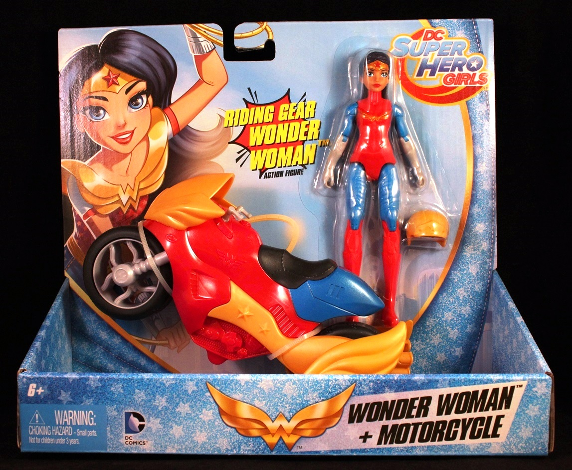 DC Superhero Girls Wonder Woman and Motorcycle