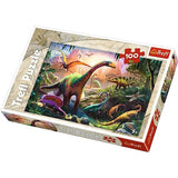 Trefl Puzzle - Land of The Dinosaurs 100 Pieces