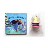 Disney Princess: Belle To The Rescue Book & Glitter Globe