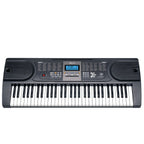 Karrera 61 Keys Electronic Keyboard Piano with Stand - Black