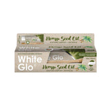 White Glo Toothpaste Hemp Seed Oil with Bonus Brush - 150g