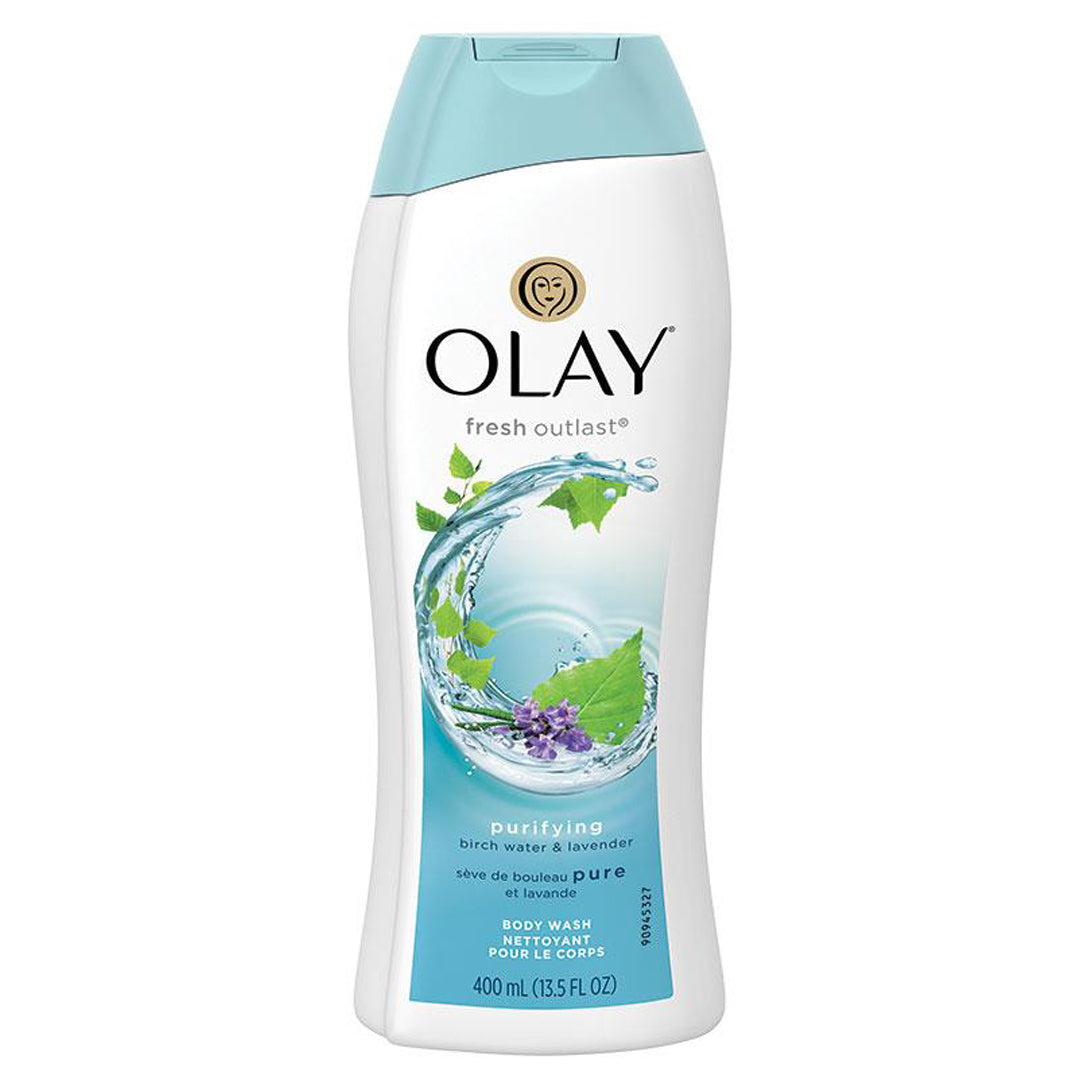 Olay Fresh Outlast Purifying Birch Water & Lavender Body Wash 400ml