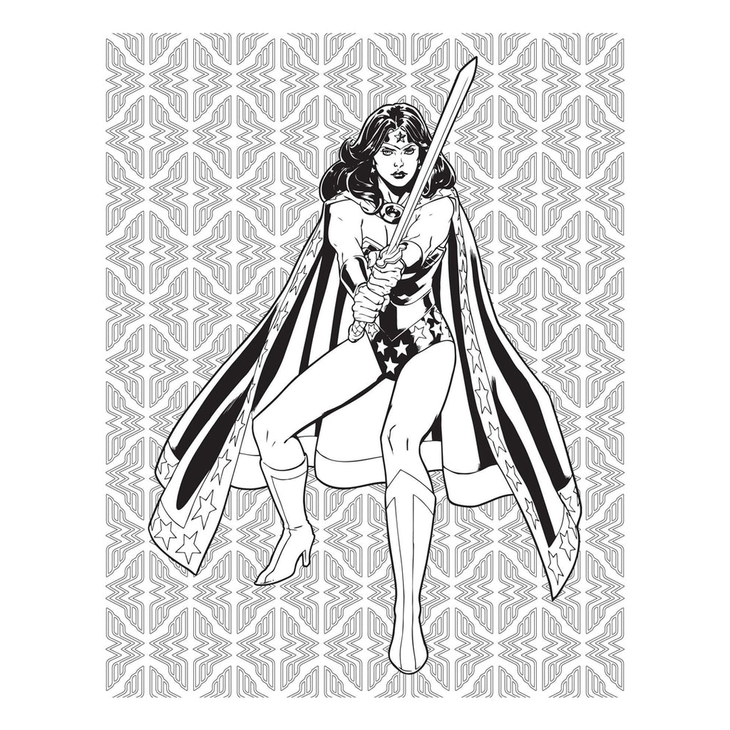 Wonder Woman Colouring Book