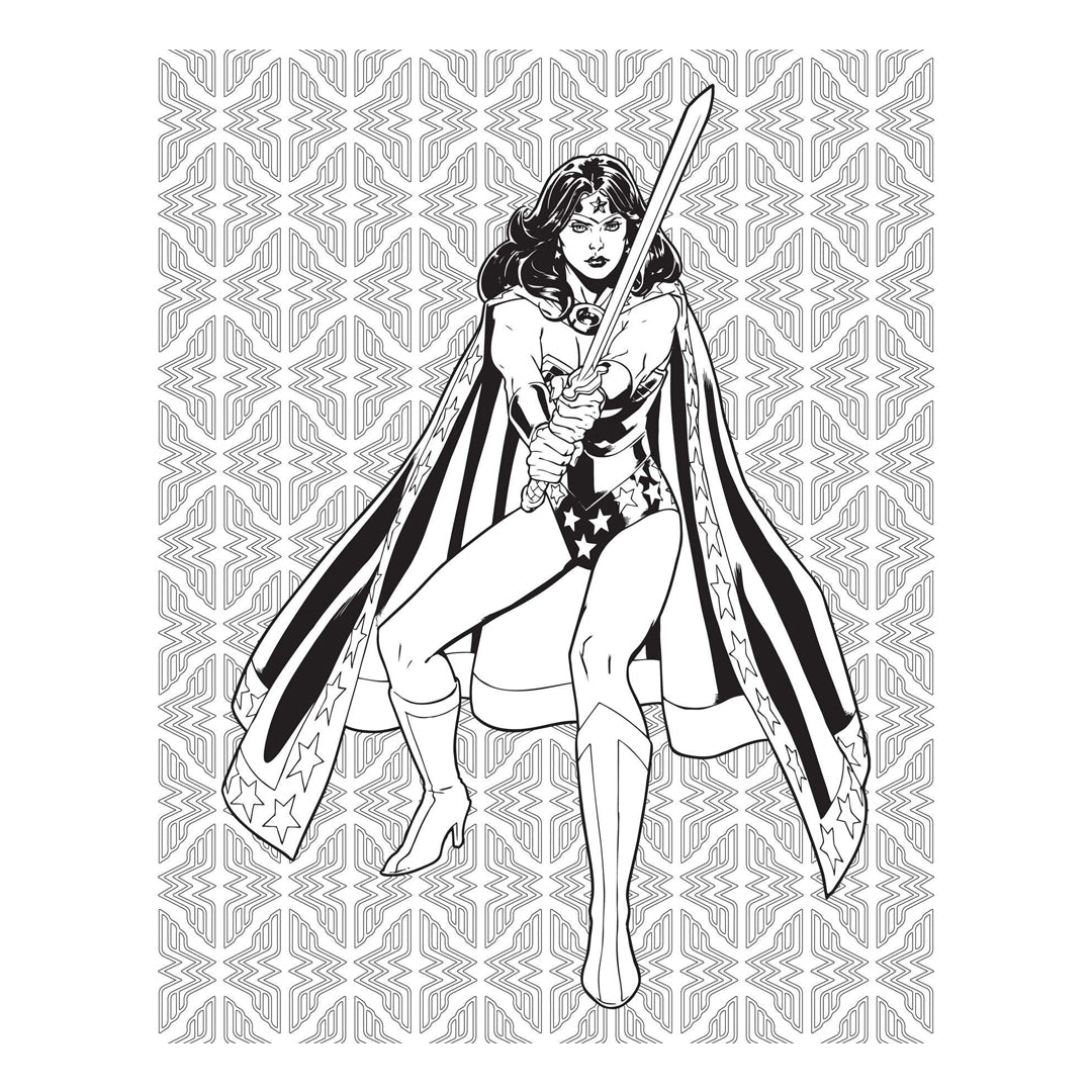 Wonder Woman Colouring Book