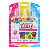 One Step 3 Color Tie Dye Kit - 3 Pack