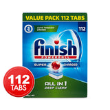 Finish Powerball All in 1 Deep Clean 112 Tabs Value Pack