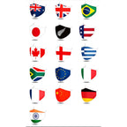 MaskiT World Flags Reusable 3 Layer Masks