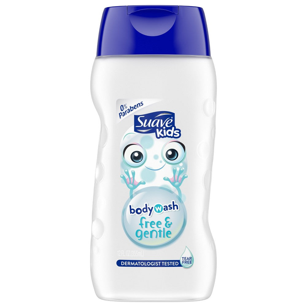 3 Pack x Suave Kids Free & Gentle Body Wash - 355ml