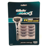 Gillette Mach3 Razor + 8 Blades