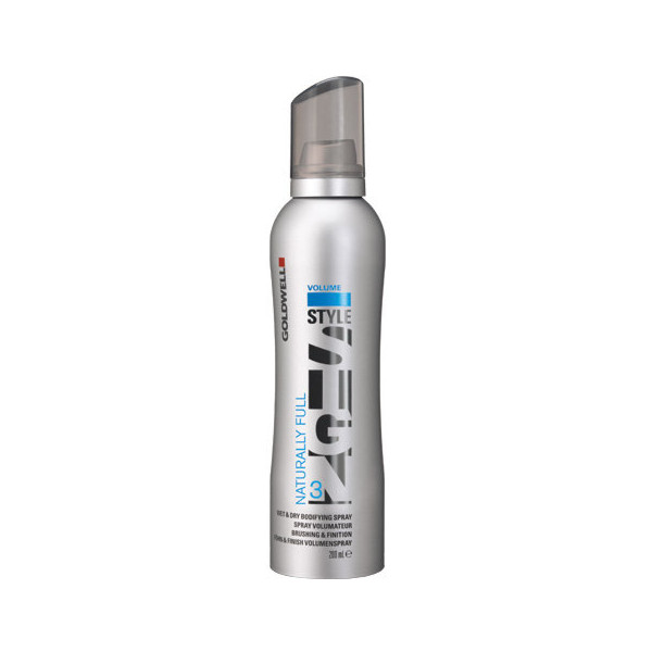 2 Pack x Goldwell Naturally Full 3 Wet & Dry Bodifying Spray Volume Style Sign 200mL