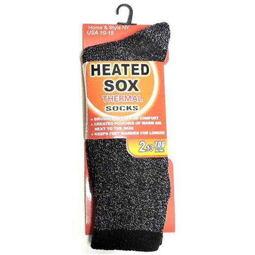 3 Pack x Heated Sox Thermal Socks - Black/Grey