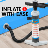 Manual Hand SUP Pump for Air Tracks Inflatable Mattresses Toys Mats