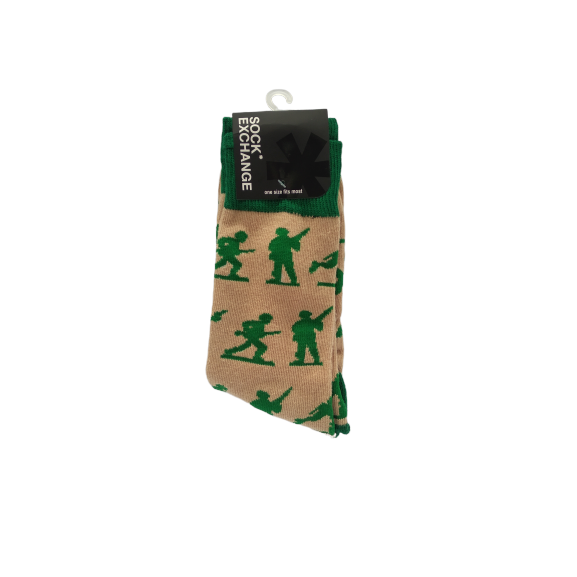 Sock Exchange - Army Men (Beige)