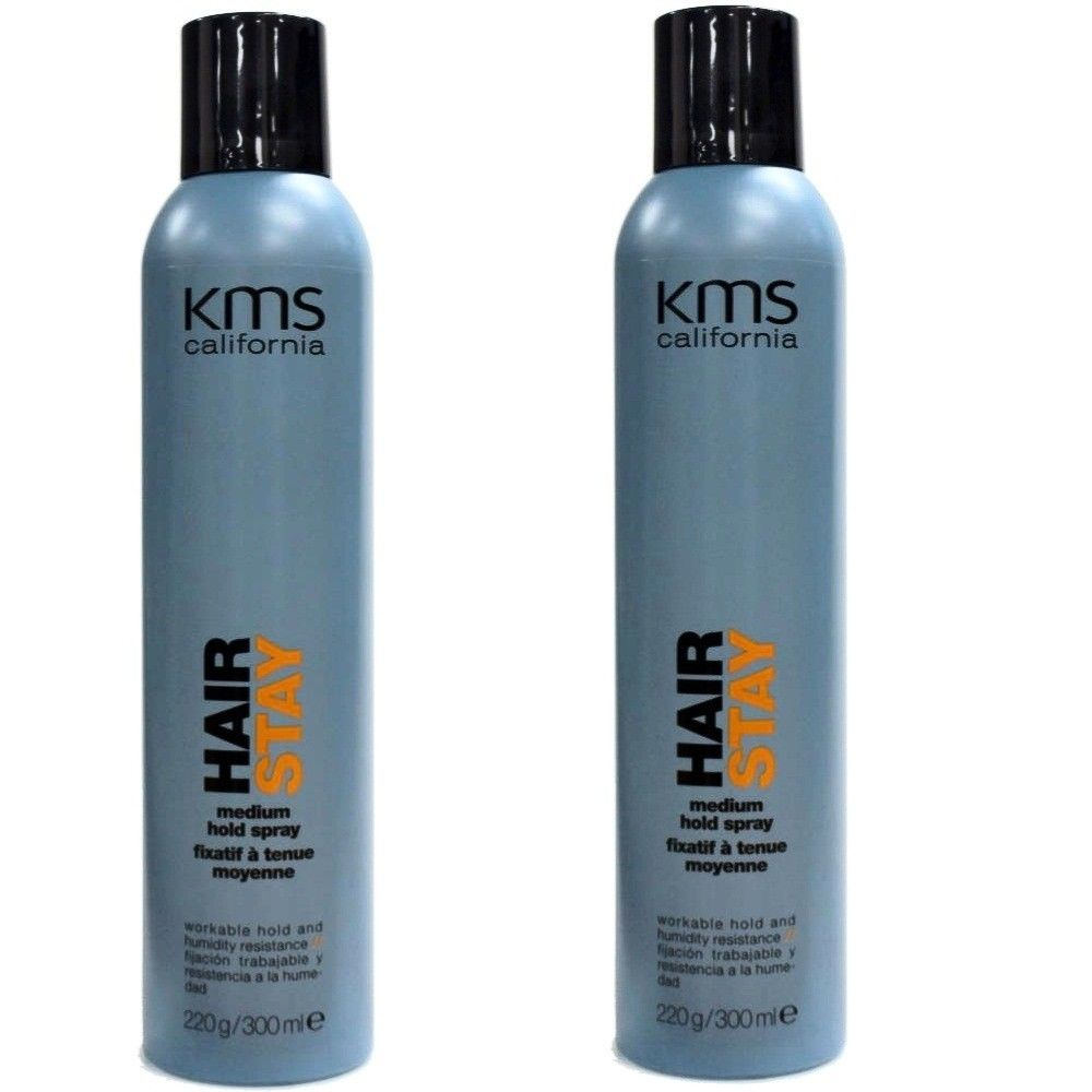 2 Pack x KMS Hair Stay Medium Hold Hair Spray 300mL