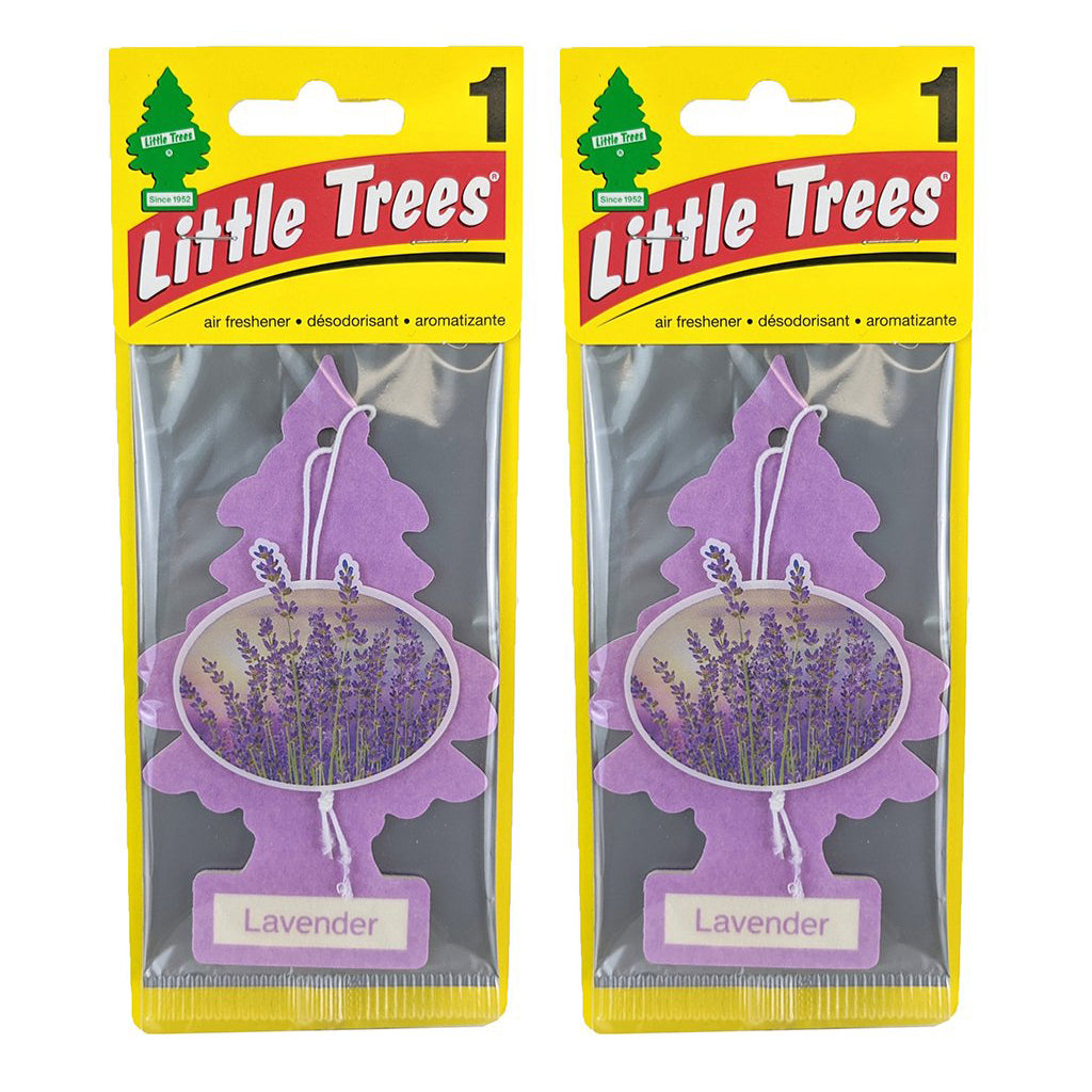 2 Pack x Little Trees Air Freshener - Lavender