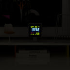 Newgate Monolith Lcd Alarm Clock White