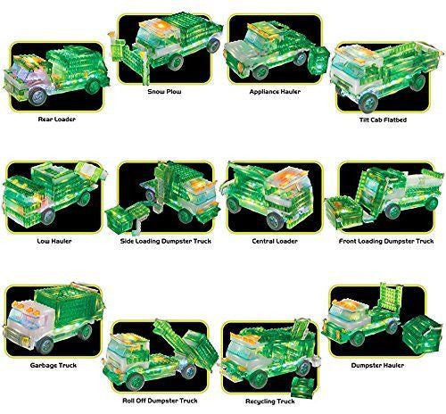 Laser Pegs Garbage Truck 12-in-1 Building Set