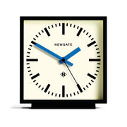 Newgate Amp Mantel Clock Black With Blue Hands